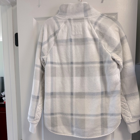 Cozy Plaid Fleece Pullover - Picture 2 of 3